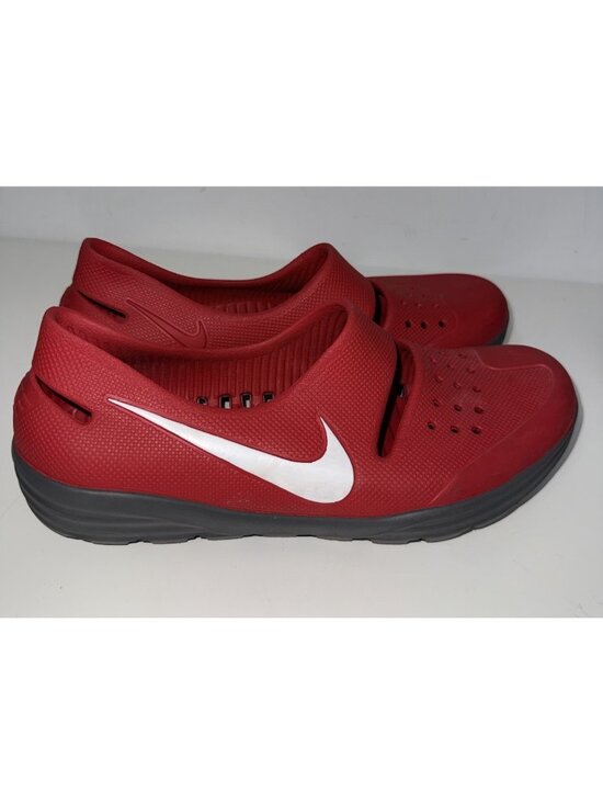 Nike Solarsoft HTM Slip-on Water Sandals Mens 11 Womens 12 Red Foam Clogs main image 4